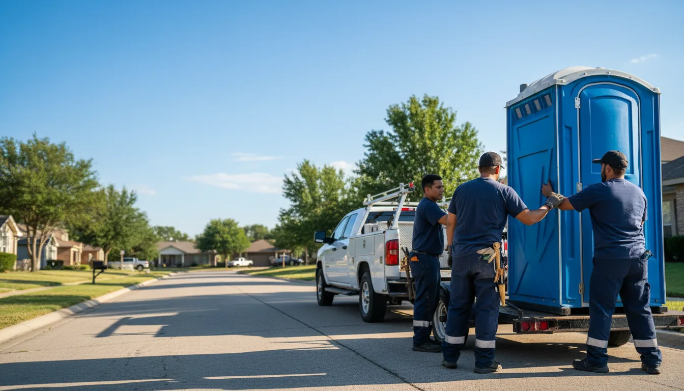 Portable Toilet Rental in Irene, TX near me